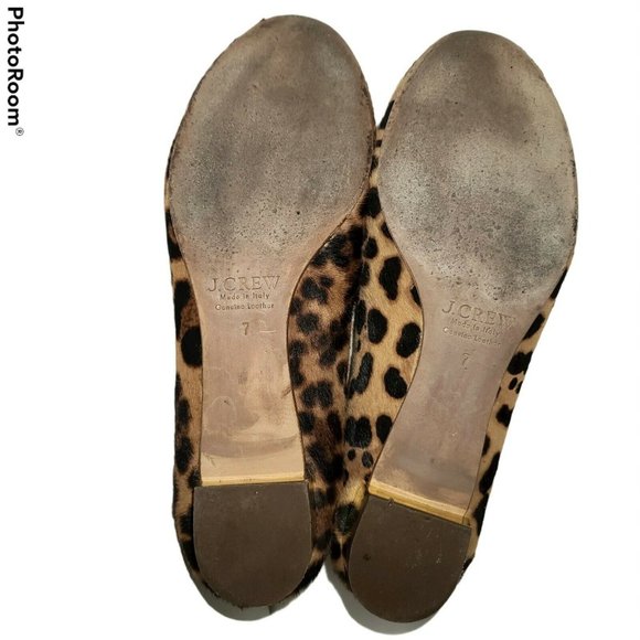 J. Crew Collection $298 Janey Cheetah Calf Hair    SB3 - Picture 11 of 12